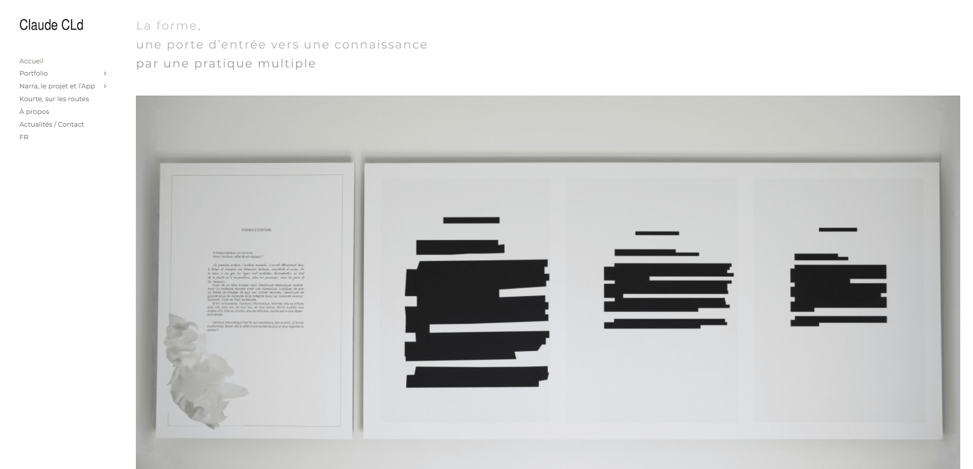 Page d'accueil Claude Cld